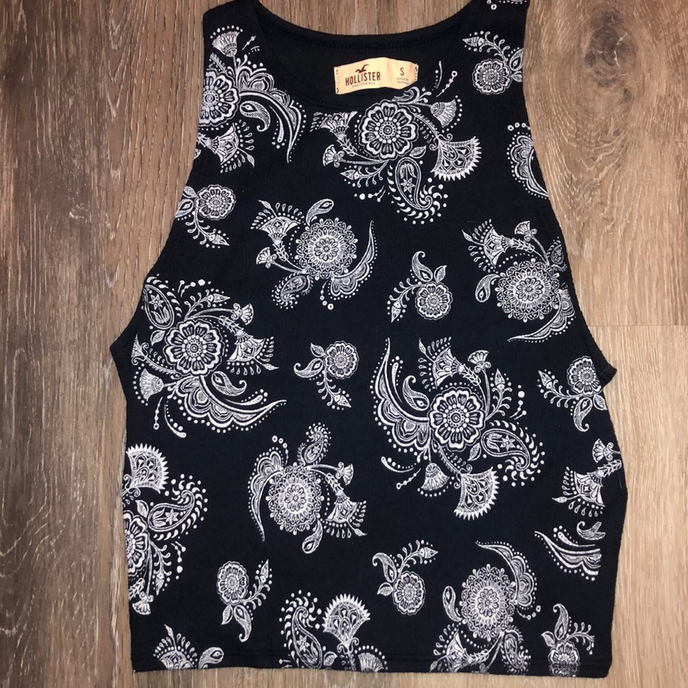High Neck Crop Top